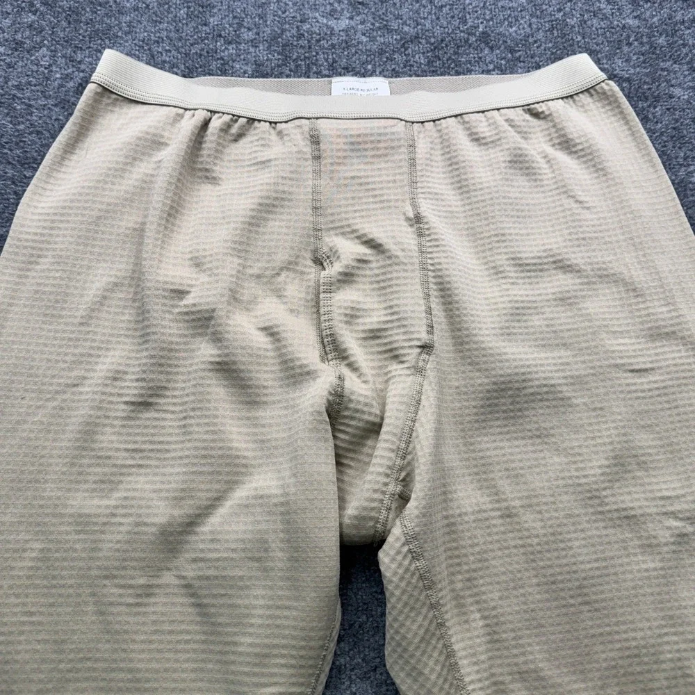 Peckham Gen III ECWCS Level 2 Thermal Drawers‎ Mens XL Sand Waffle Grid Military